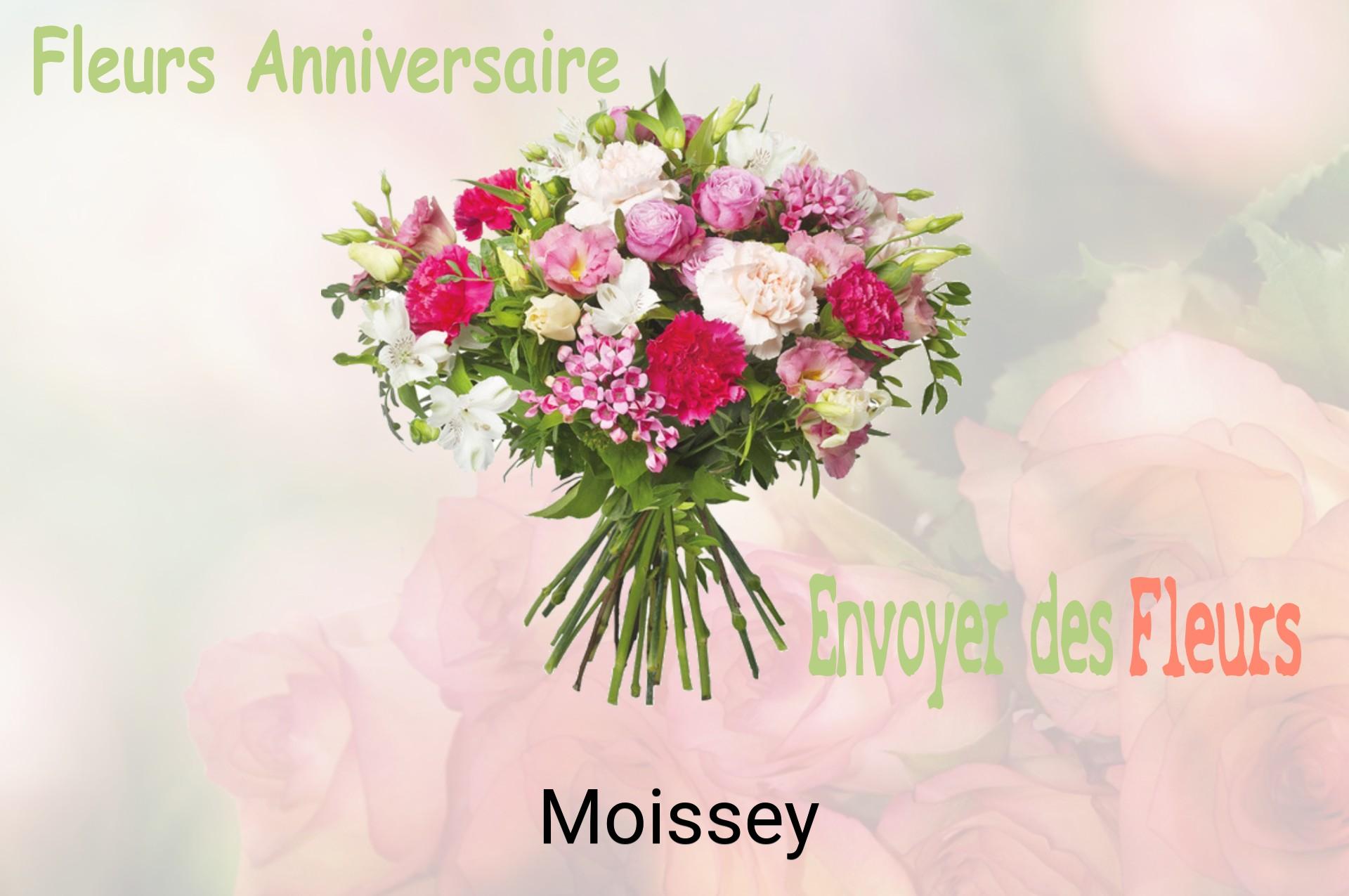 Bouquet de fleurs d’anniversaire livré à Moissey